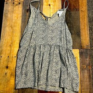 Leopard print tank top